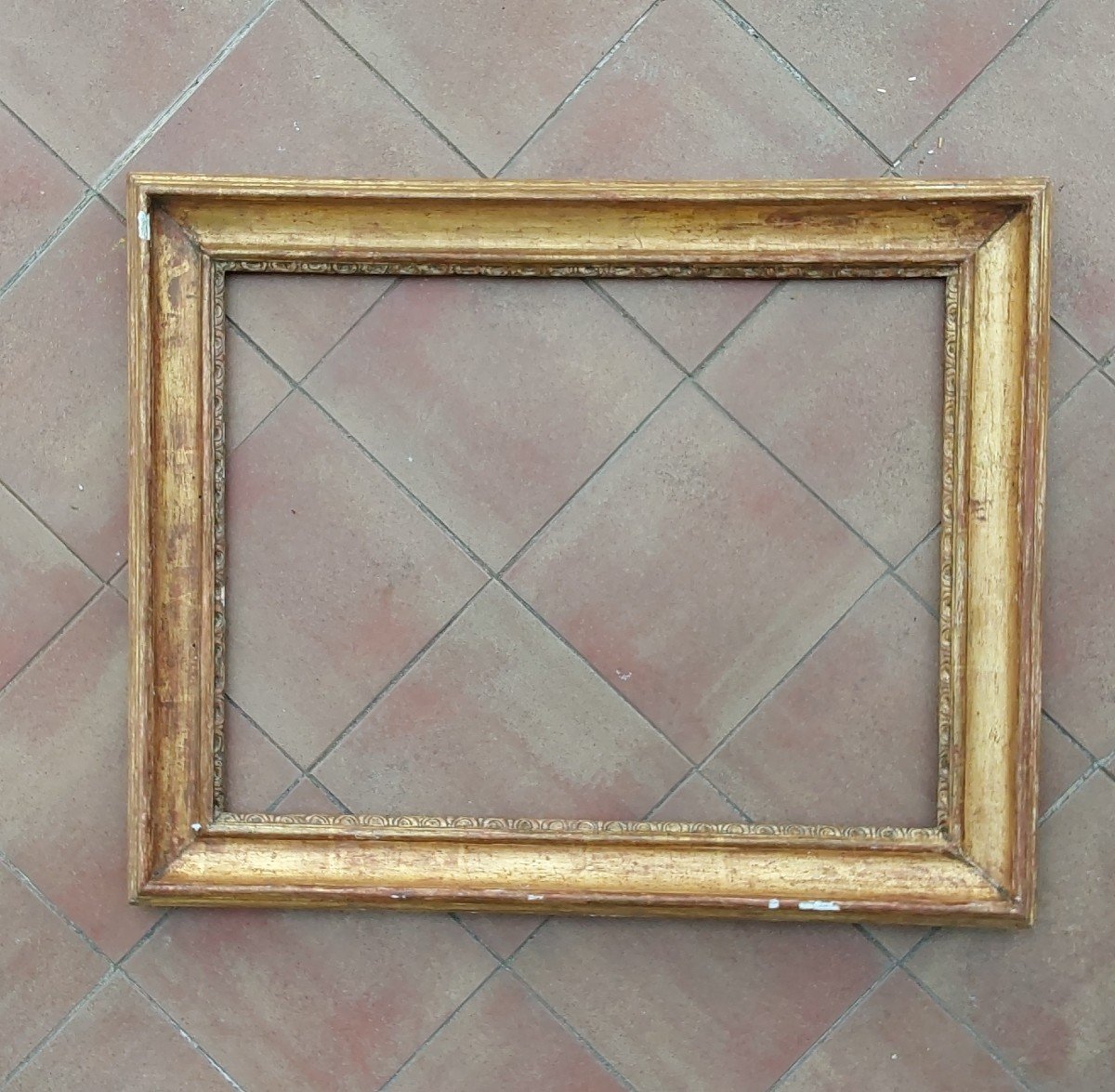 Cadre En Bois Sculpte Et Dore Epoque 19eme