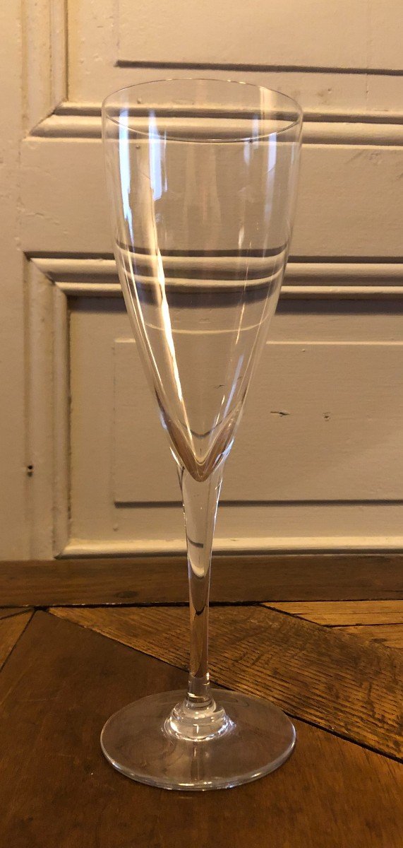 10 Baccarat Crystal Water Glasses Don Perignon Model-photo-2