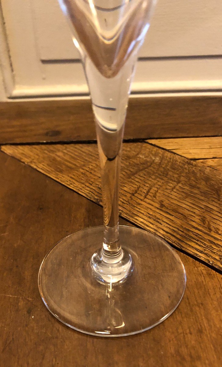 10 Baccarat Crystal Water Glasses Don Perignon Model-photo-4