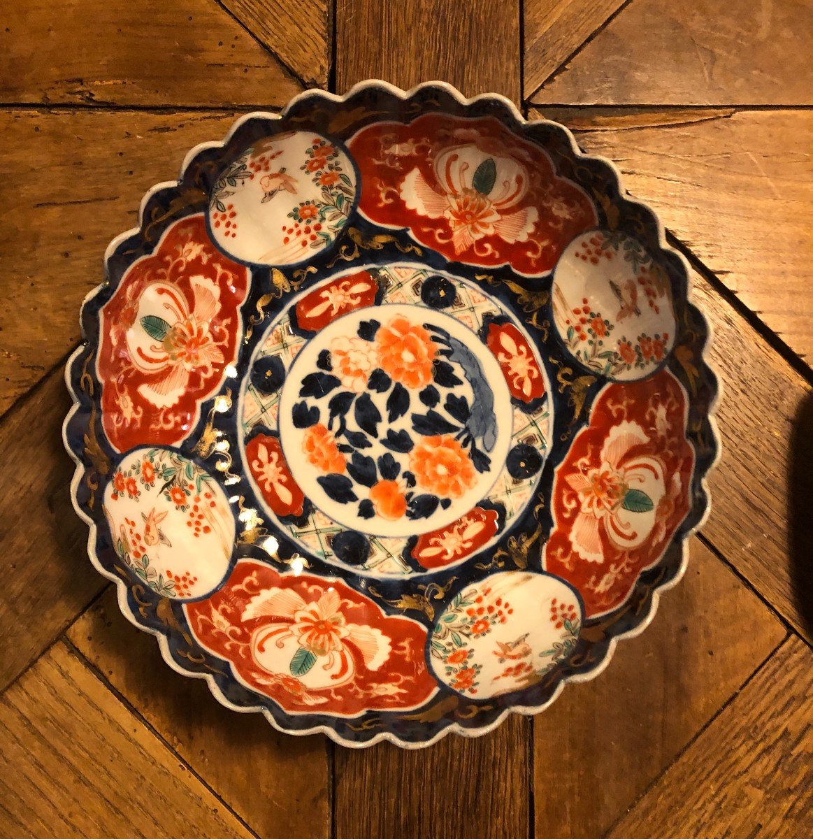 Imari Service 15 Pieces Japan Circa 1900-photo-4