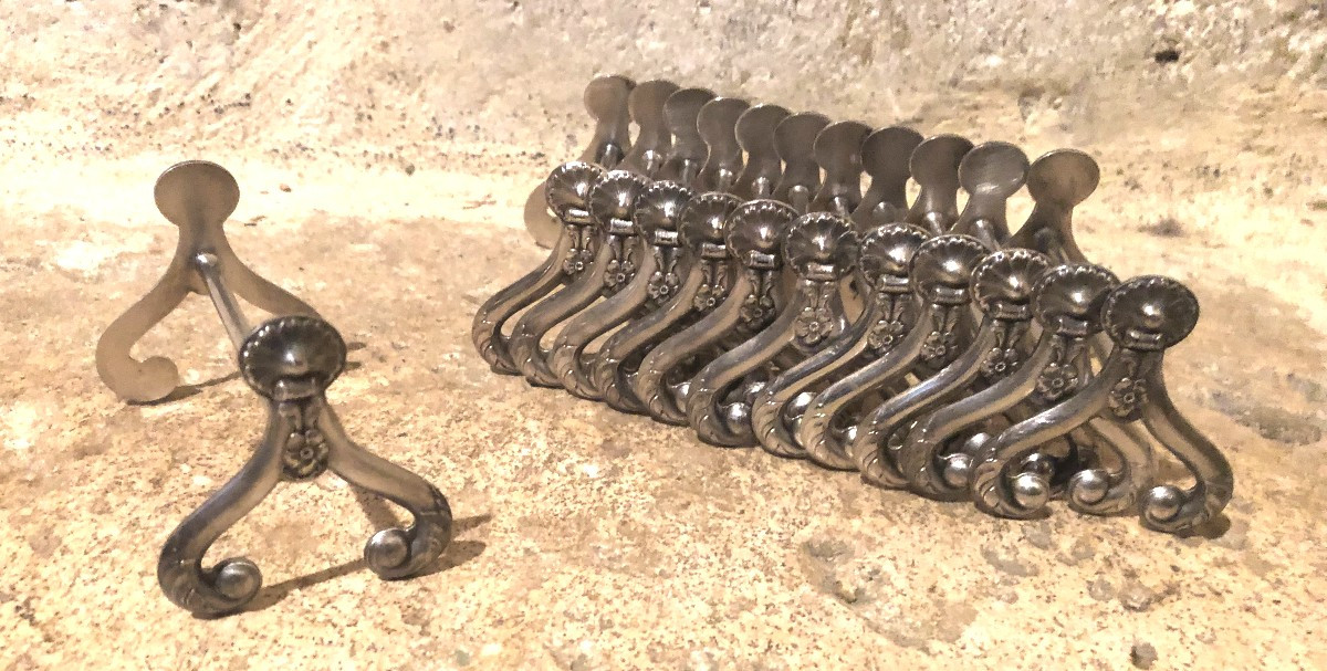 12 Empire Style Knife Holders By Boulenger Goldsmith 
