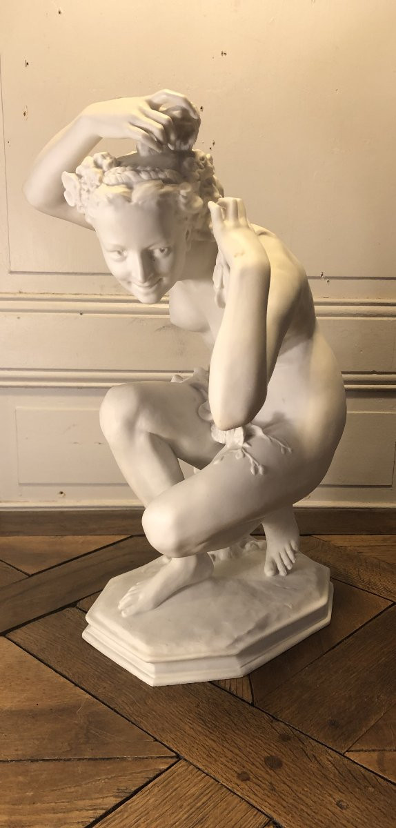 Flore d&#039;Apr&egrave;s Carpeaux Biscuit De Porcelaine De S&egrave;vres 1927-photo-4