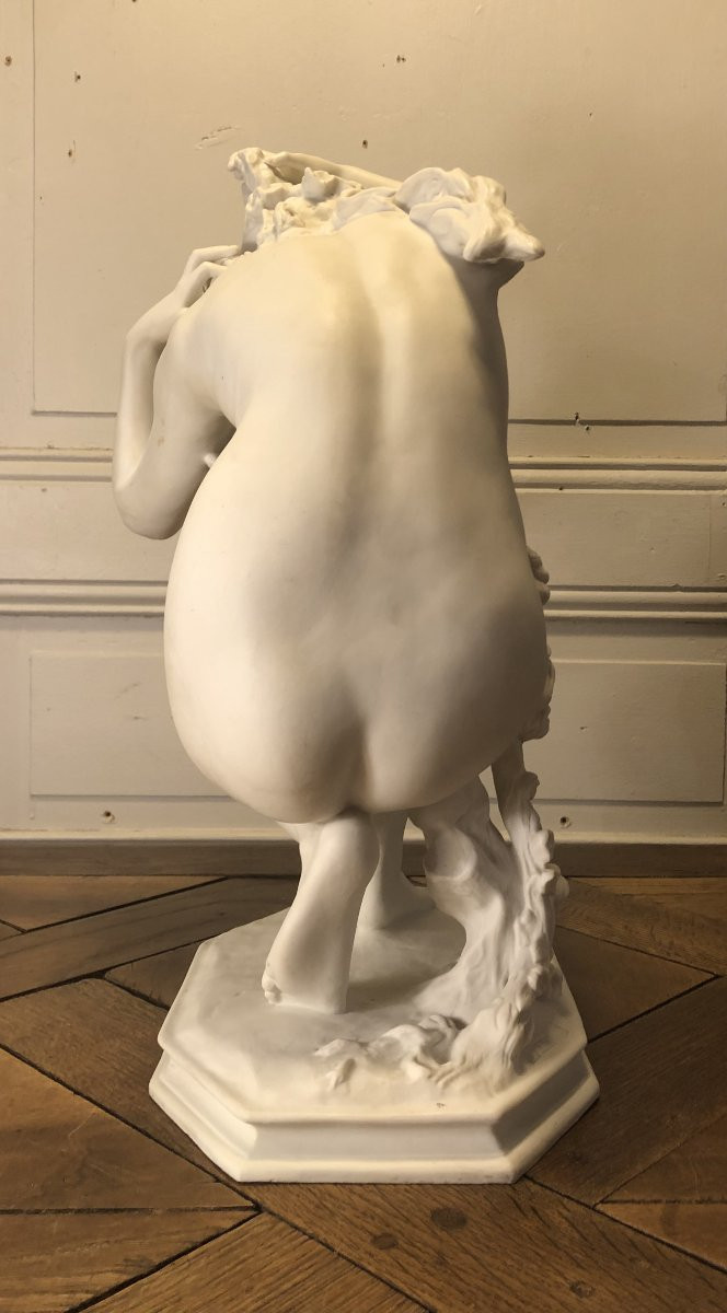 Flore d&#039;Apr&egrave;s Carpeaux Biscuit De Porcelaine De S&egrave;vres 1927-photo-4