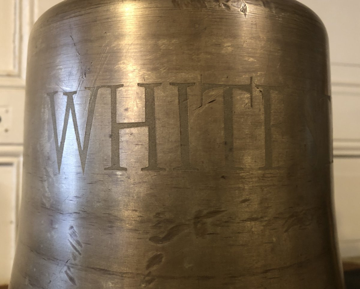 White Star Line cloche de paquebot en bronze -photo-3