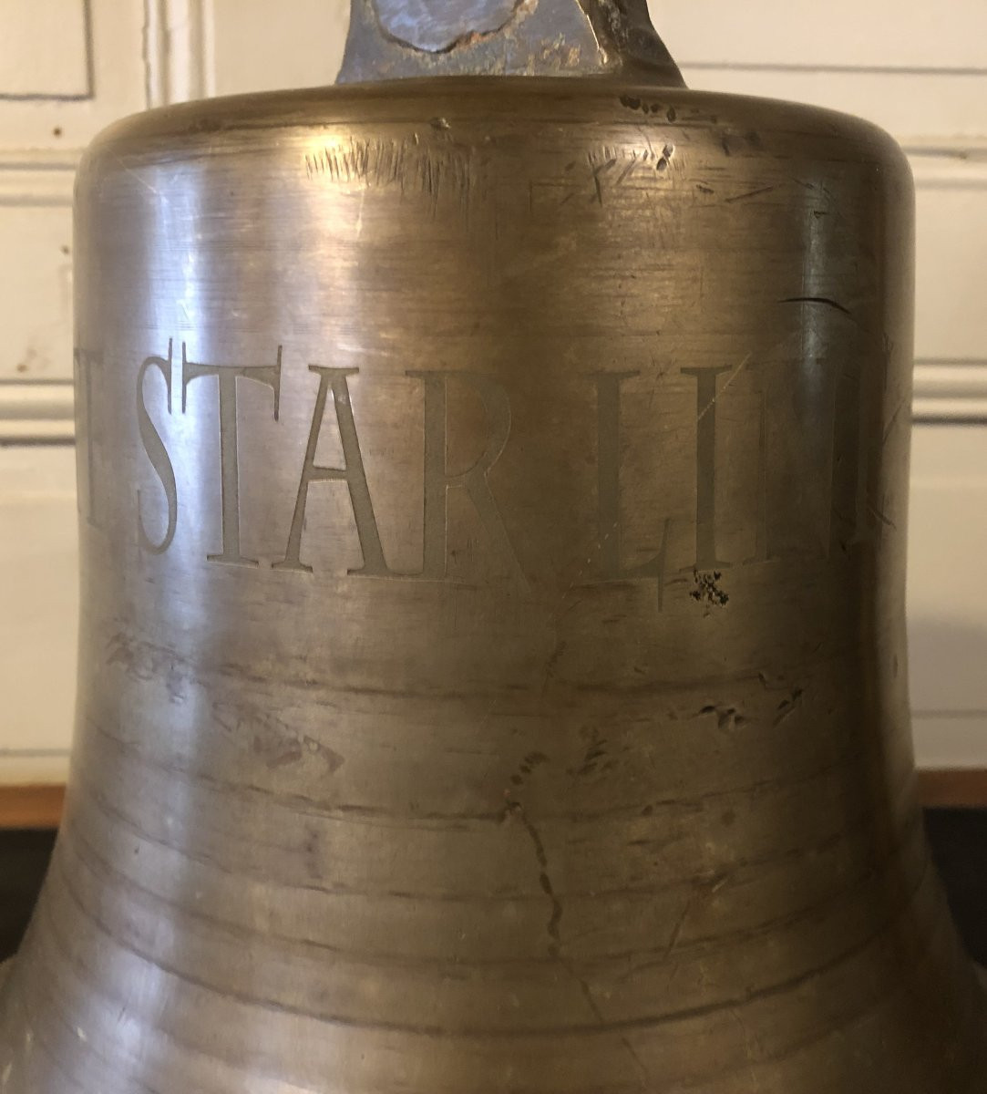 White Star Line cloche de paquebot en bronze -photo-4