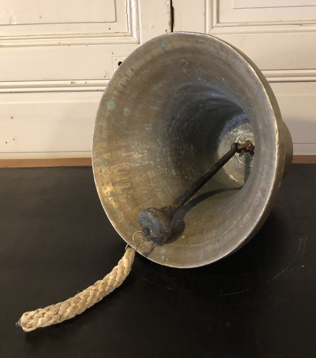 White Star Line cloche de paquebot en bronze -photo-2