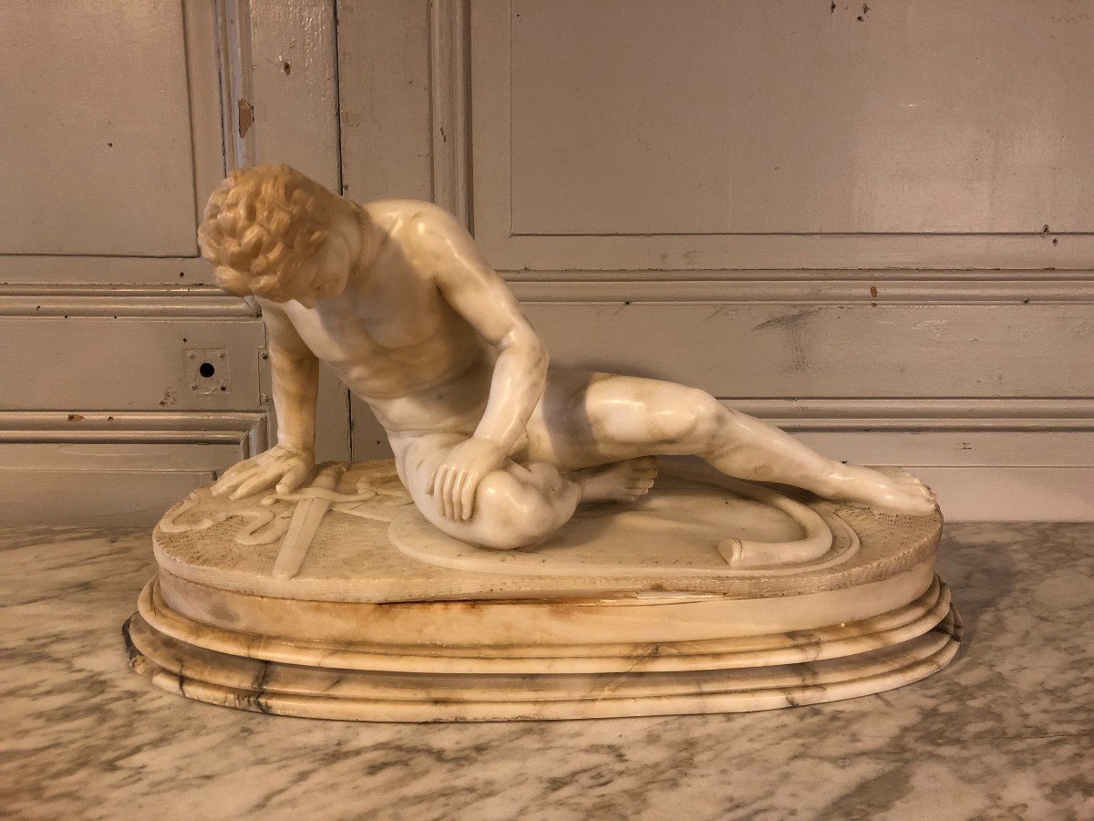 Grand tour "galate mourant" d'après l'antique du musée du Capitole à Rome-photo-2