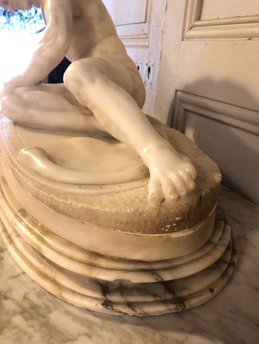 Grand tour "galate mourant" d'après l'antique du musée du Capitole à Rome-photo-3