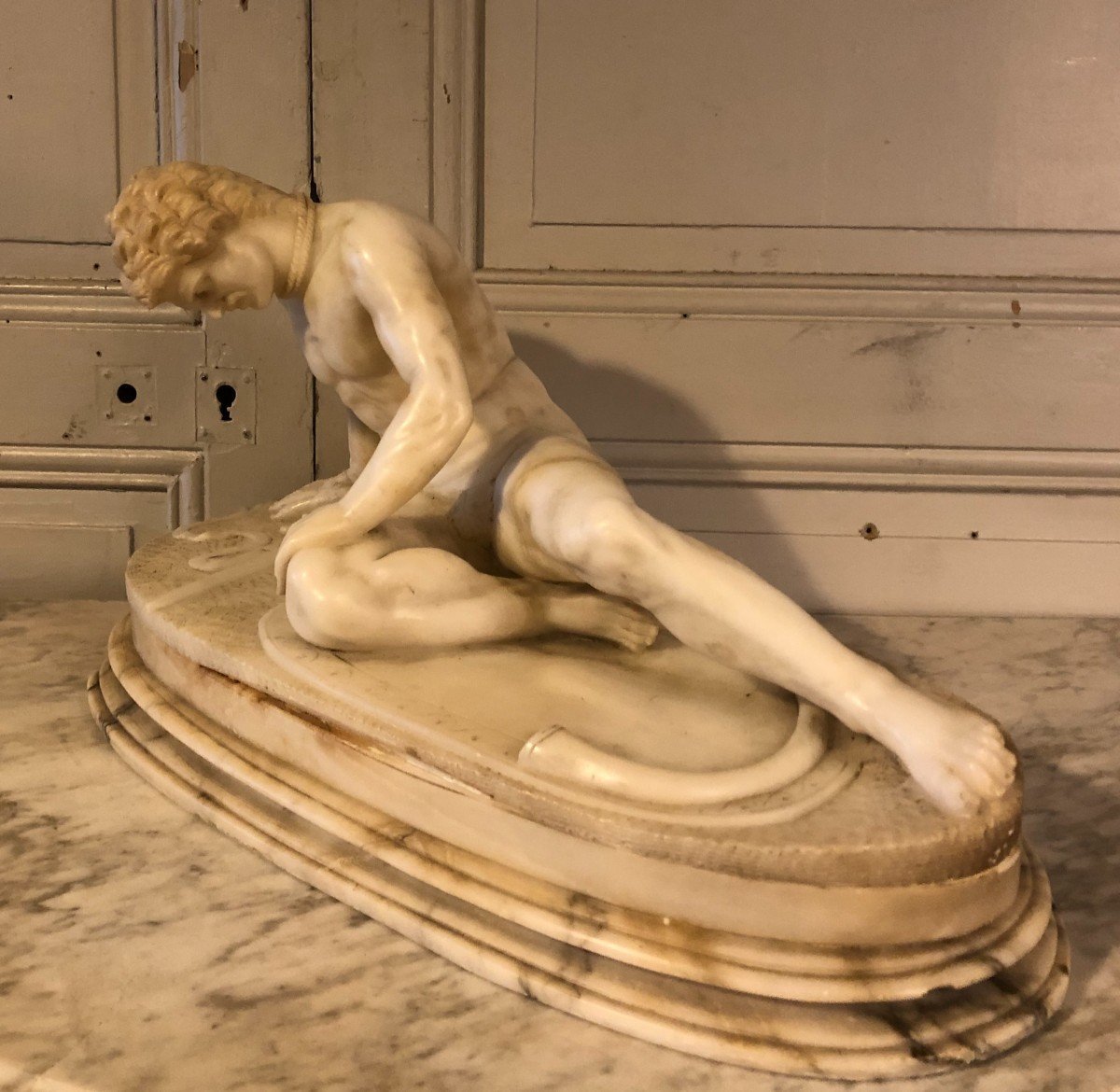 Grand tour "galate mourant" d'après l'antique du musée du Capitole à Rome-photo-4