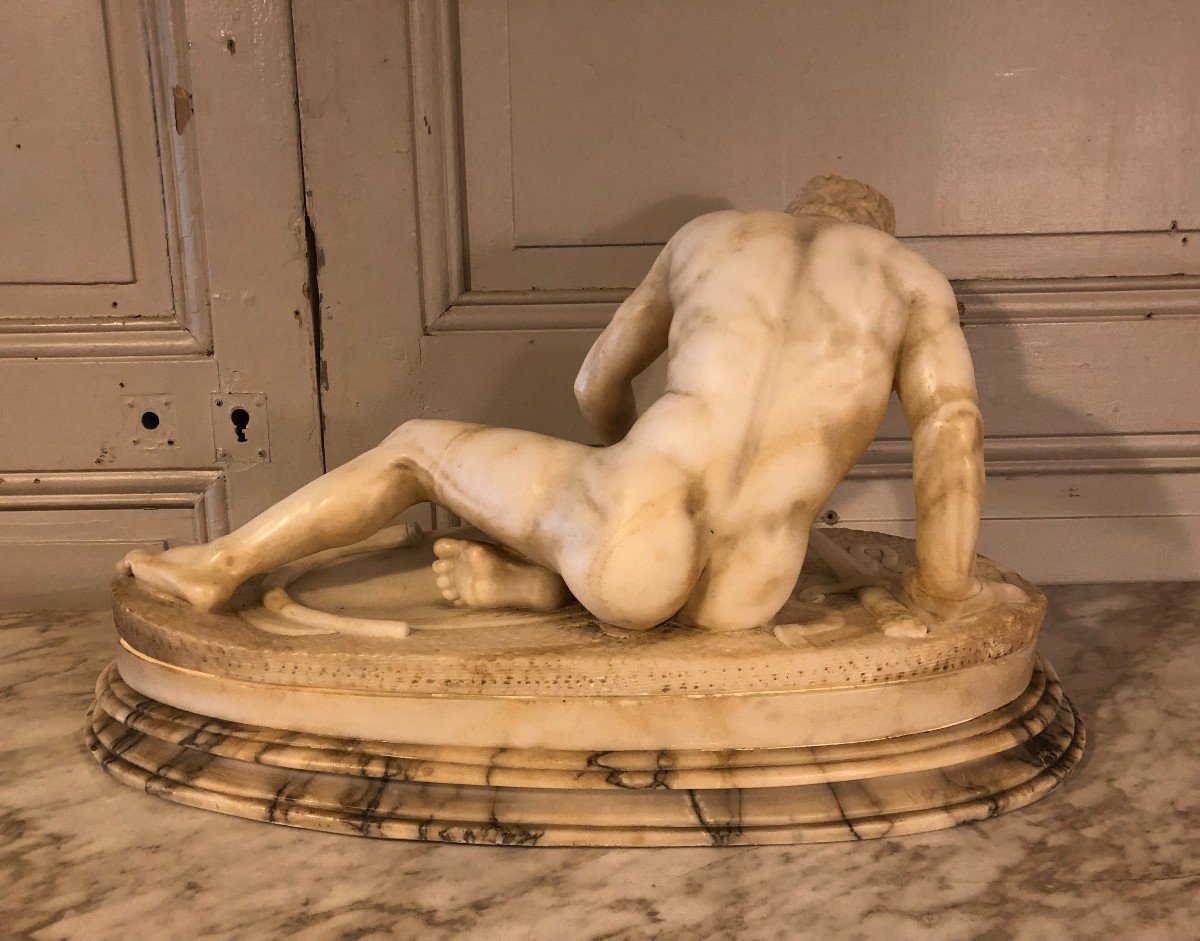 Grand tour "galate mourant" d'après l'antique du musée du Capitole à Rome-photo-2