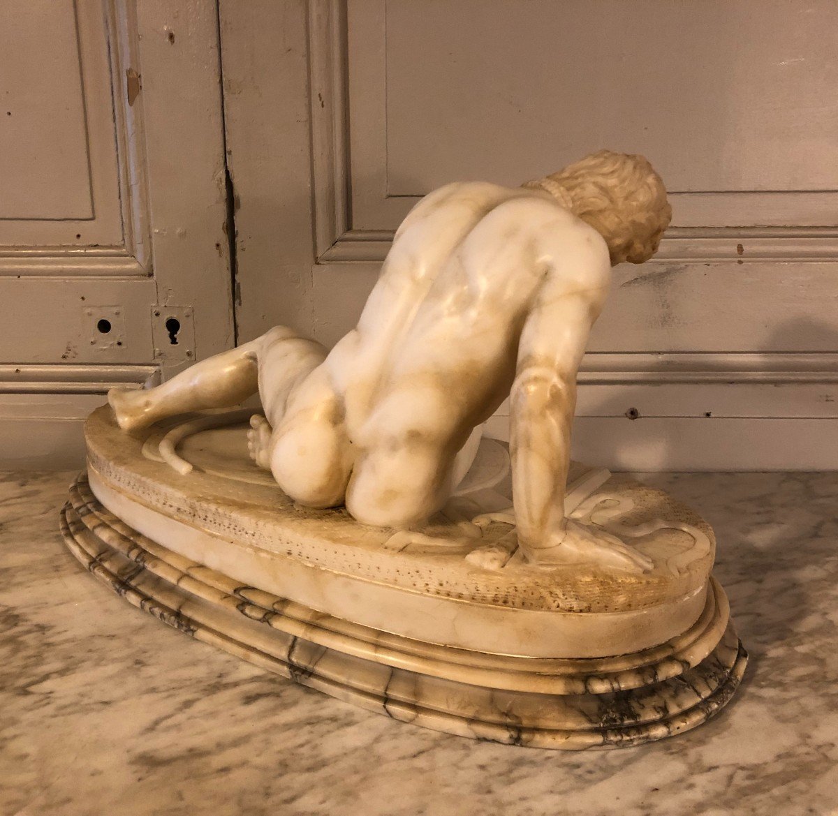 Grand tour "galate mourant" d'après l'antique du musée du Capitole à Rome-photo-3