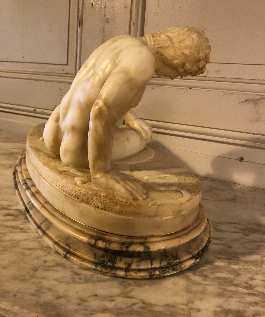 Grand tour "galate mourant" d'après l'antique du musée du Capitole à Rome-photo-4