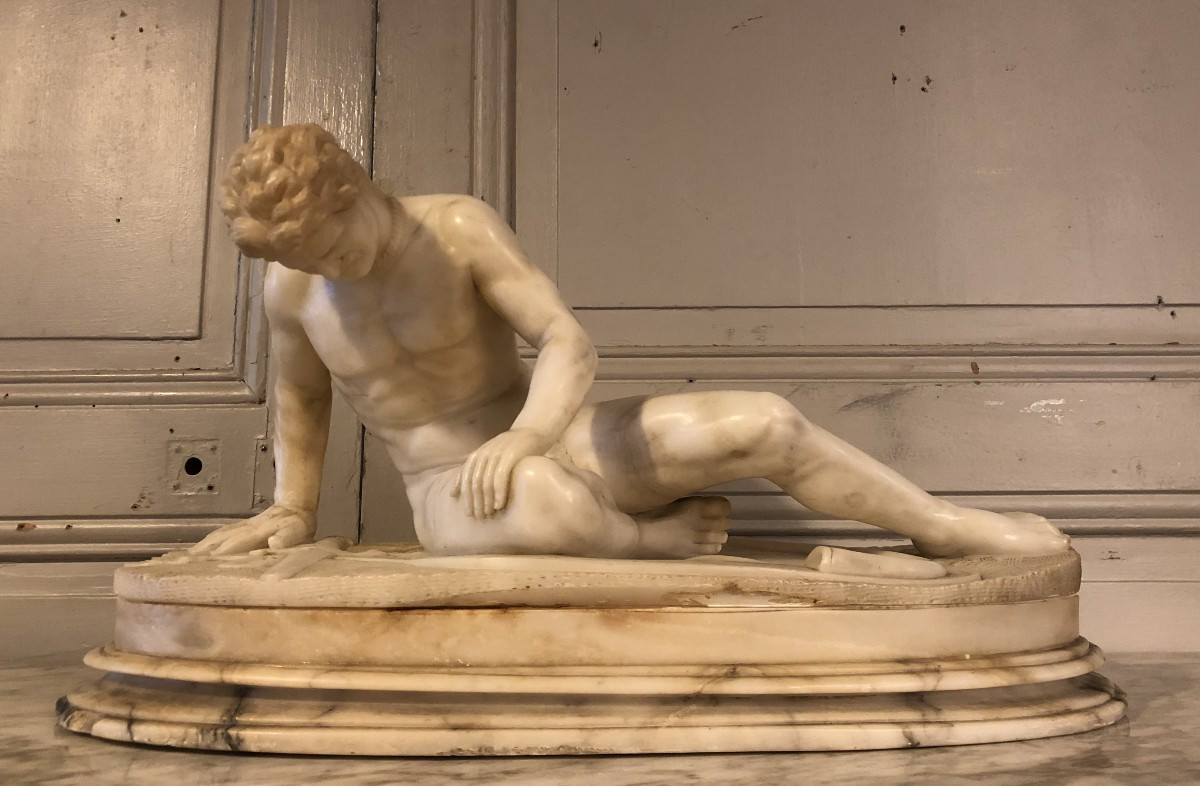 Grand tour "galate mourant" d'après l'antique du musée du Capitole à Rome