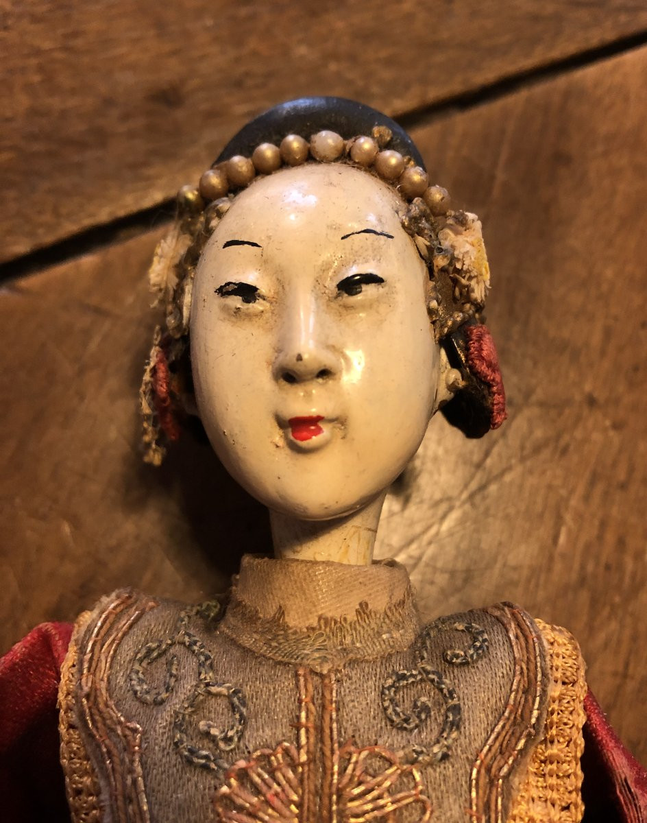 Poupée Chaozhou marionnette de  théâtre  Chine vers 1930-photo-2