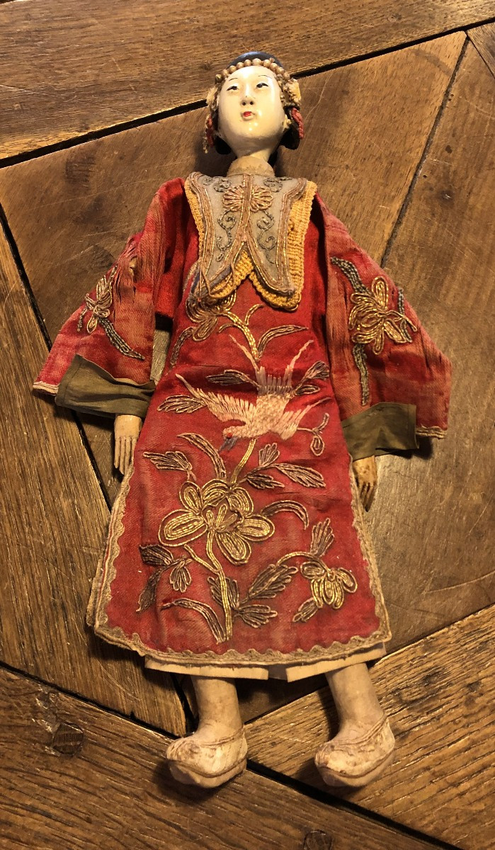 Poupée Chaozhou marionnette de  théâtre  Chine vers 1930