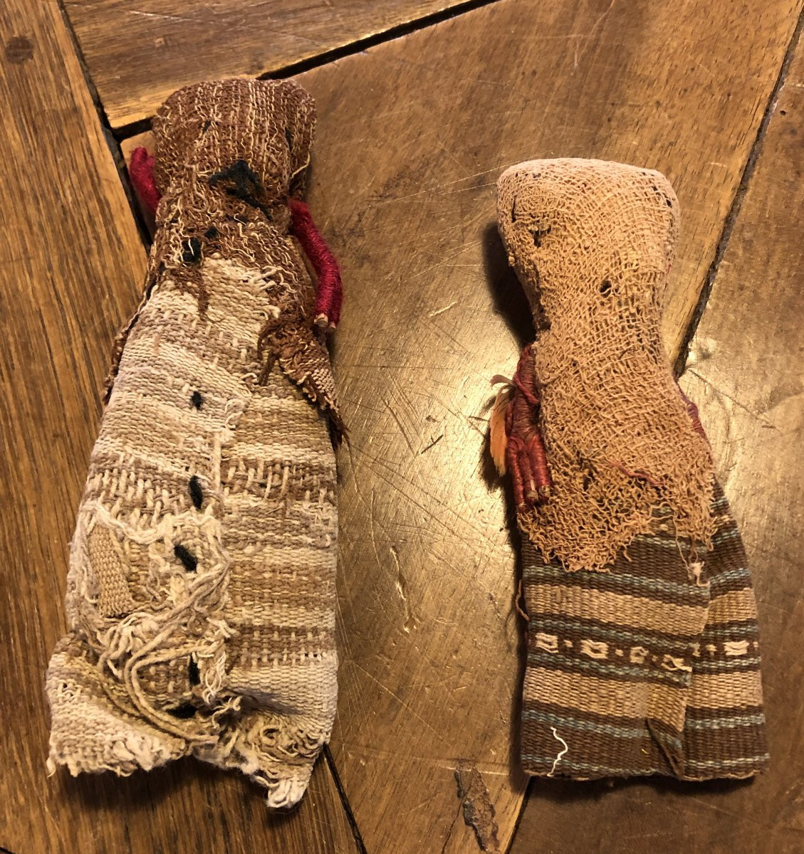 Two Chancay Funeral Dolls, Peru, Circa 1920-photo-4