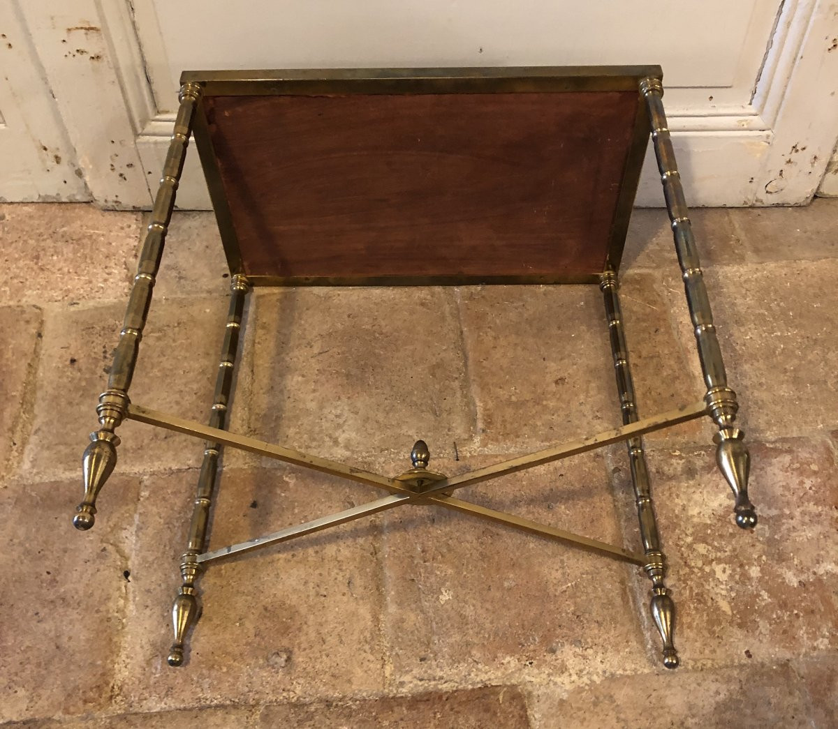 Bagués Lacquer And Brass Nesting Tables-photo-8