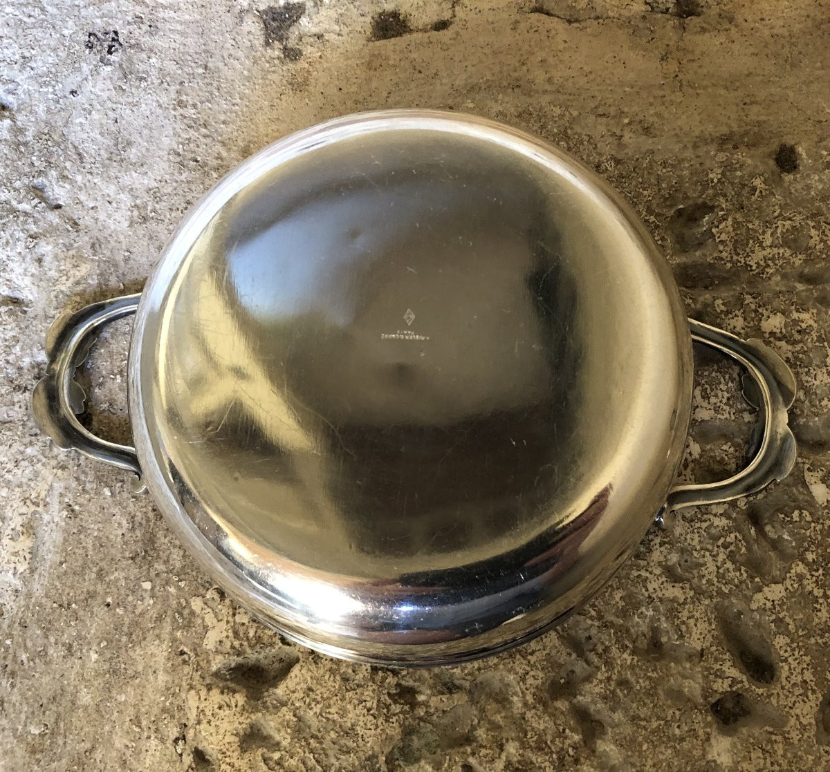 Risler et Carré légumier couvert  en argent poinçon Minerve XIX° siècle -photo-4