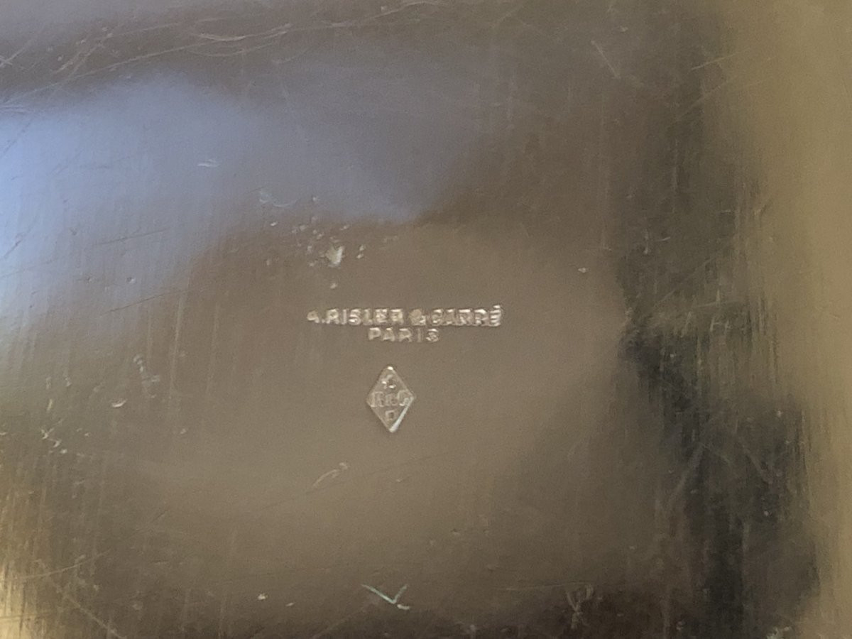 Risler et Carré légumier couvert  en argent poinçon Minerve XIX° siècle -photo-5