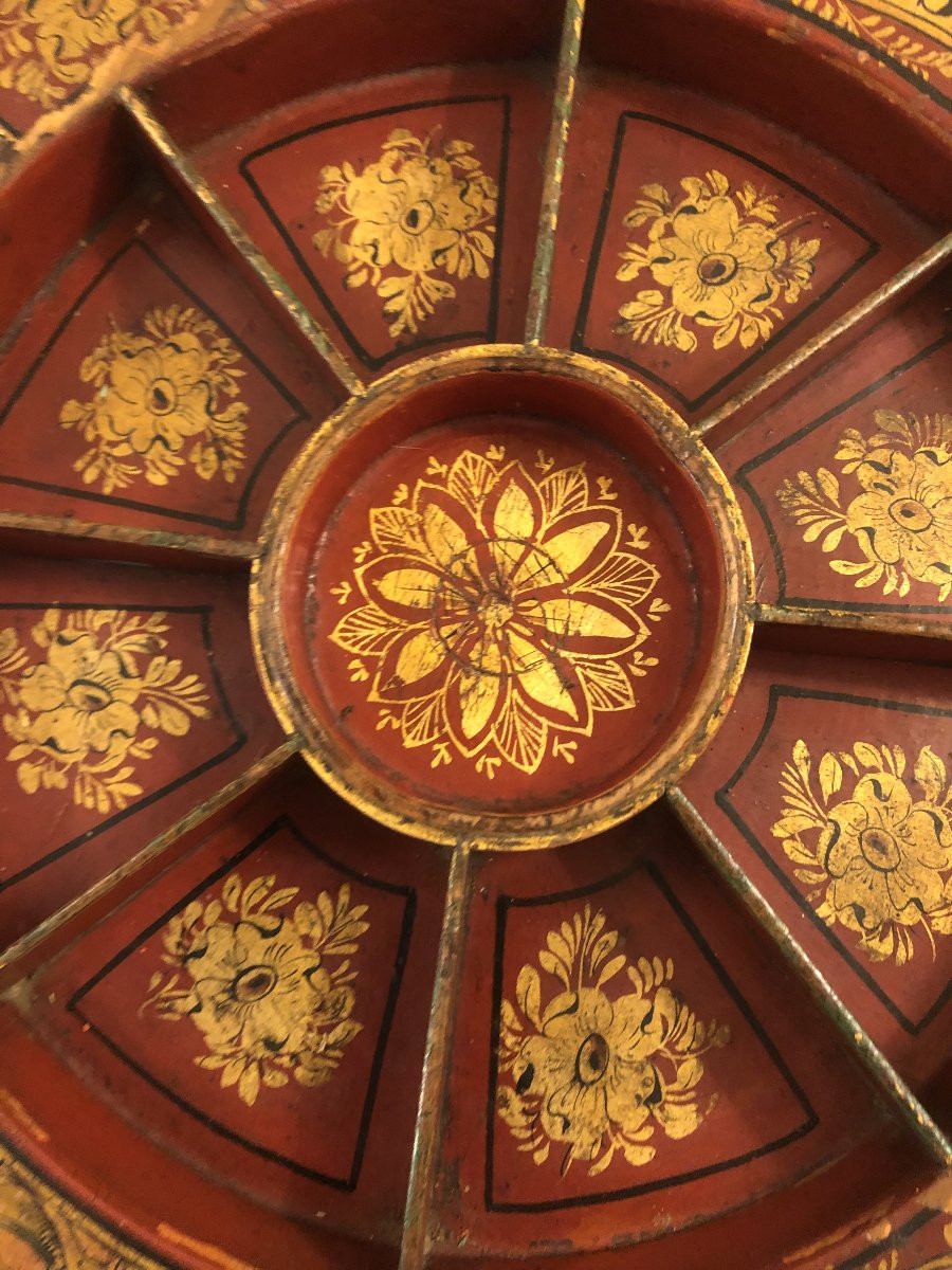 Victorian Lacquer Pope Joan Set -photo-3