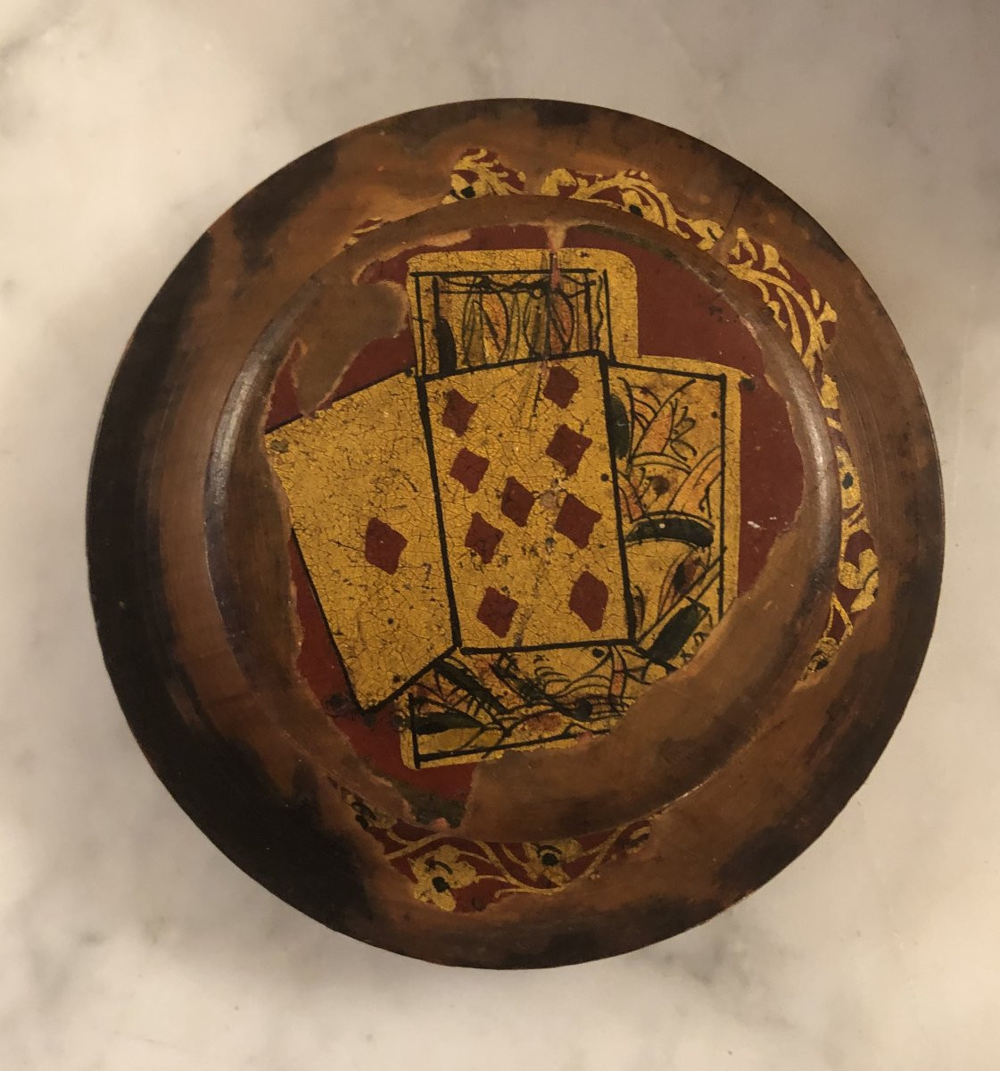 Victorian Lacquer Pope Joan Set -photo-4