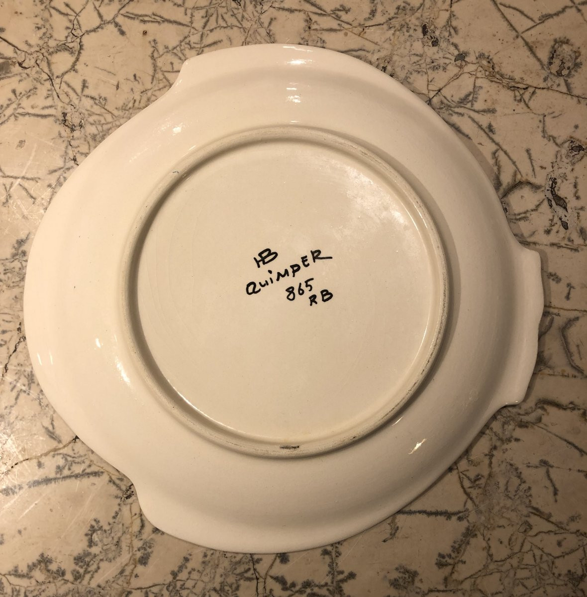 Service à poisson Henriot Quimper 14 pièces-photo-1