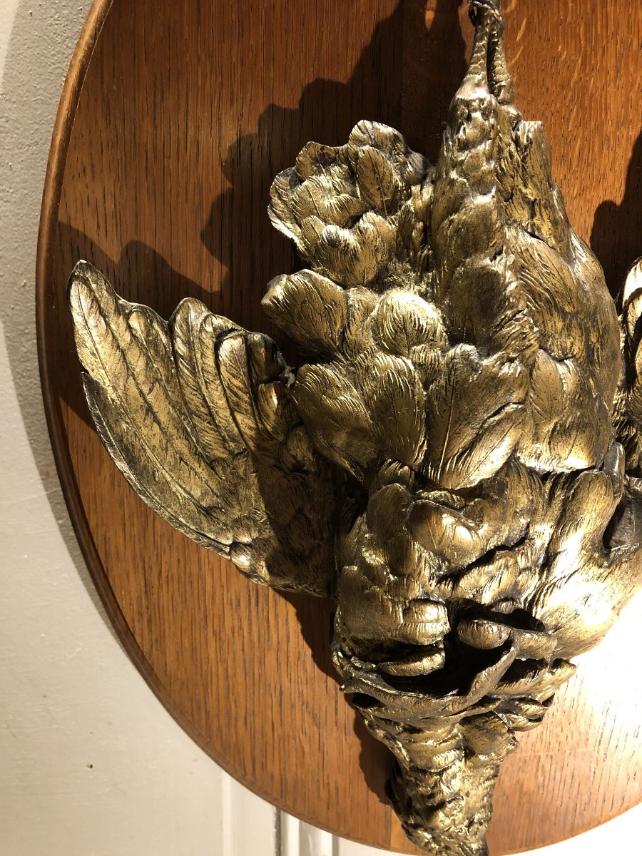 Pair Of Hunting Trophies After Jules Moigniez, 19th Century-photo-1