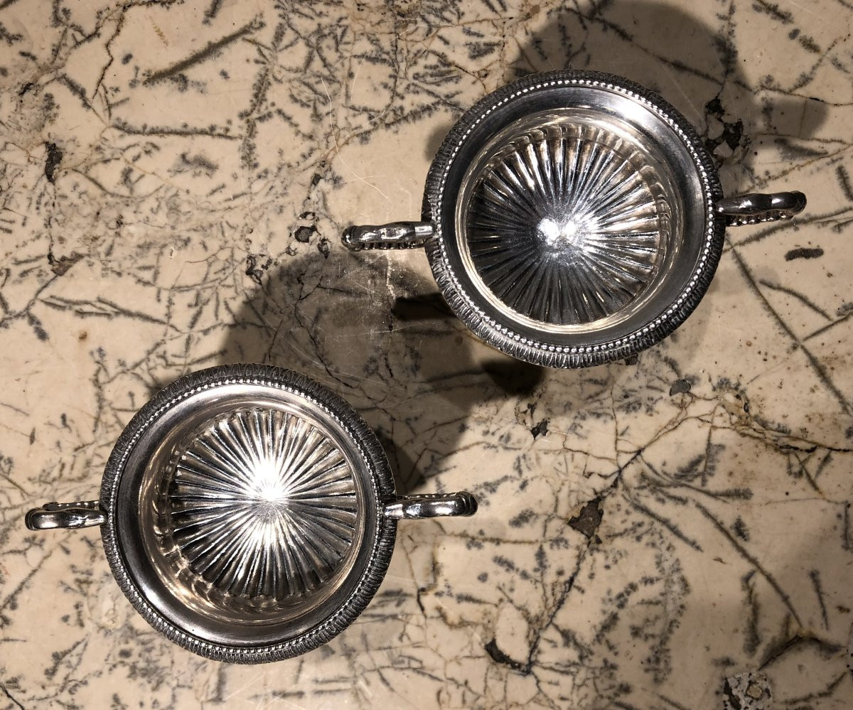 Pair Of Chambord Vases With Swans In Silver, Revolutionary Period, 18th Century -photo-1