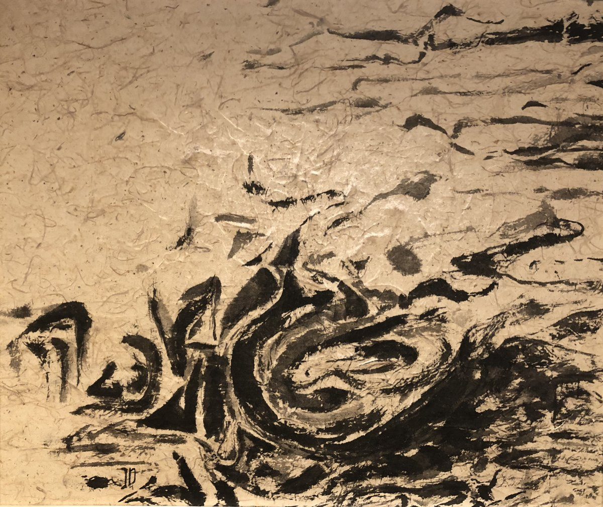 Aquarelle contemporaine Janine Dufau Bazian -photo-2