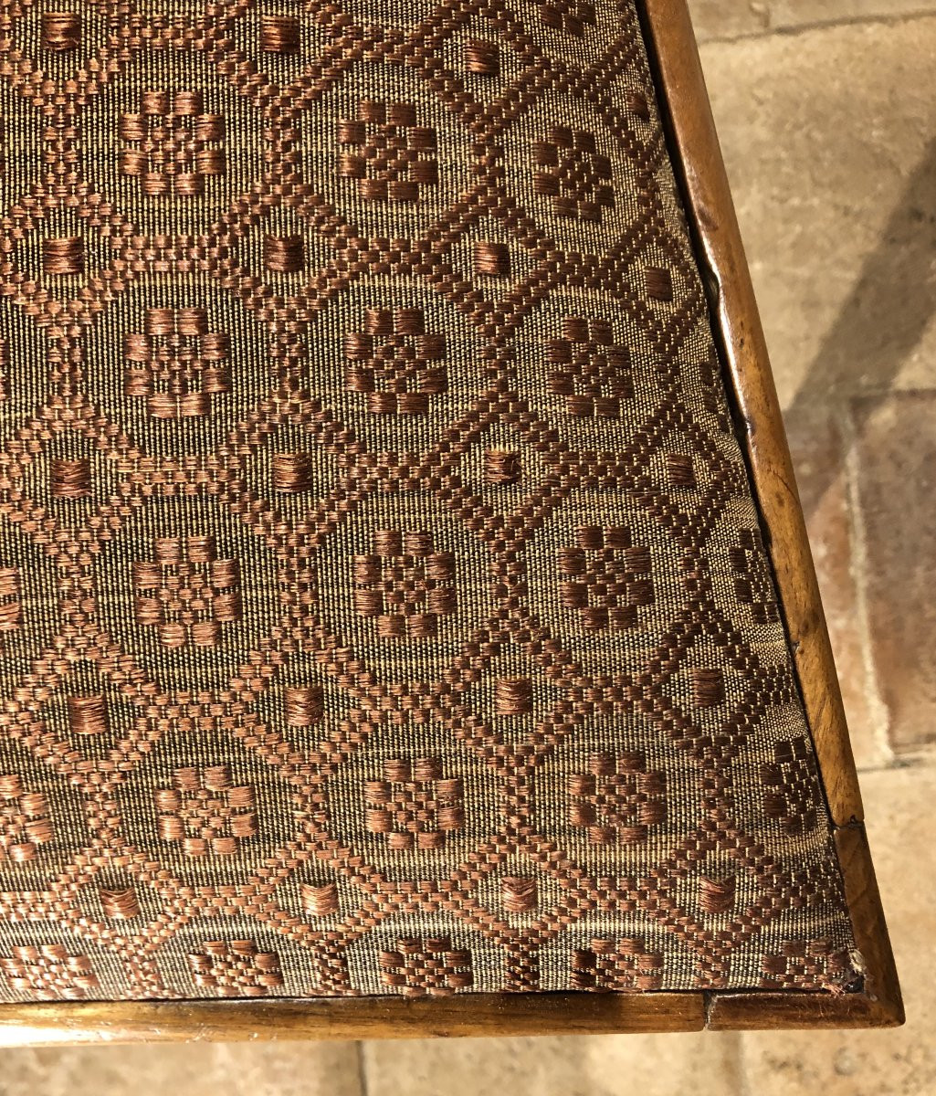 Suite Of 6 Empire Chairs With Etruscan Vase In Walnut 19th Century -photo-7