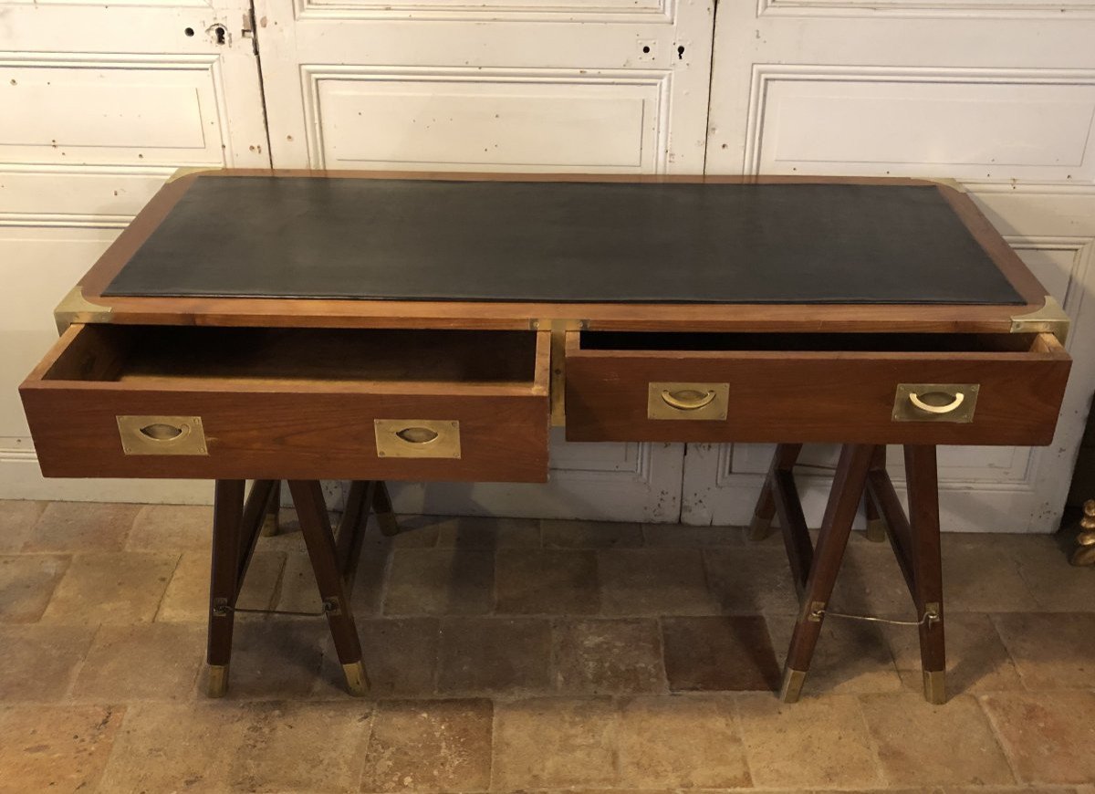 Bureau de bateau/marine en teck-photo-2