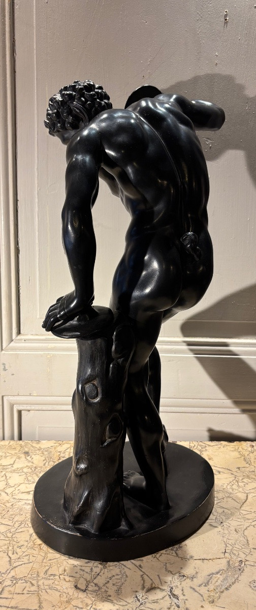 Cymbal-playing Faun After The Antique In The Uffizi Gallery In Florence -photo-1