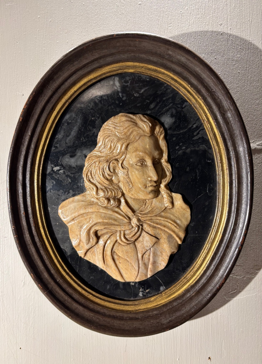 Portrait Of A Young Man In A Marble Medallion 