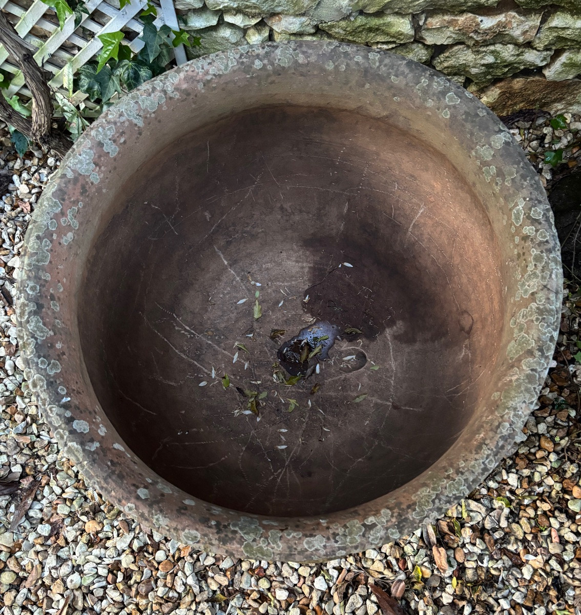 Large Terracotta Washing Jar, 19th Century-photo-8