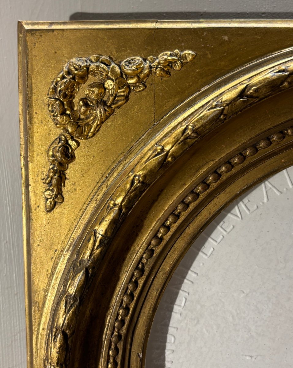 Amiral Courbet By Henri Dubois Stucco Medallion 19th Century-photo-2