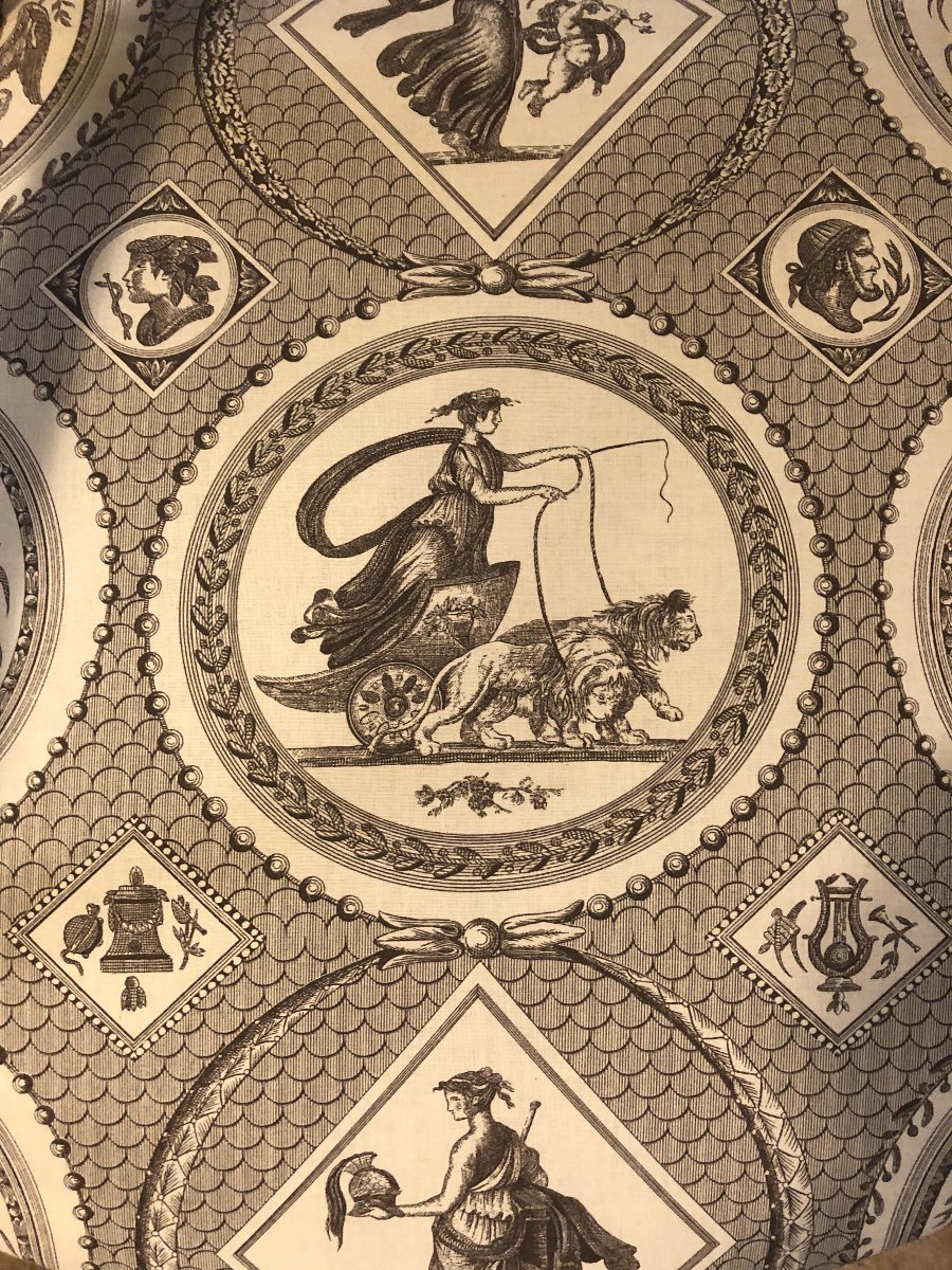 Paire De Fauteuils Directoire En Bois Peint XVIII° Siècle-photo-6