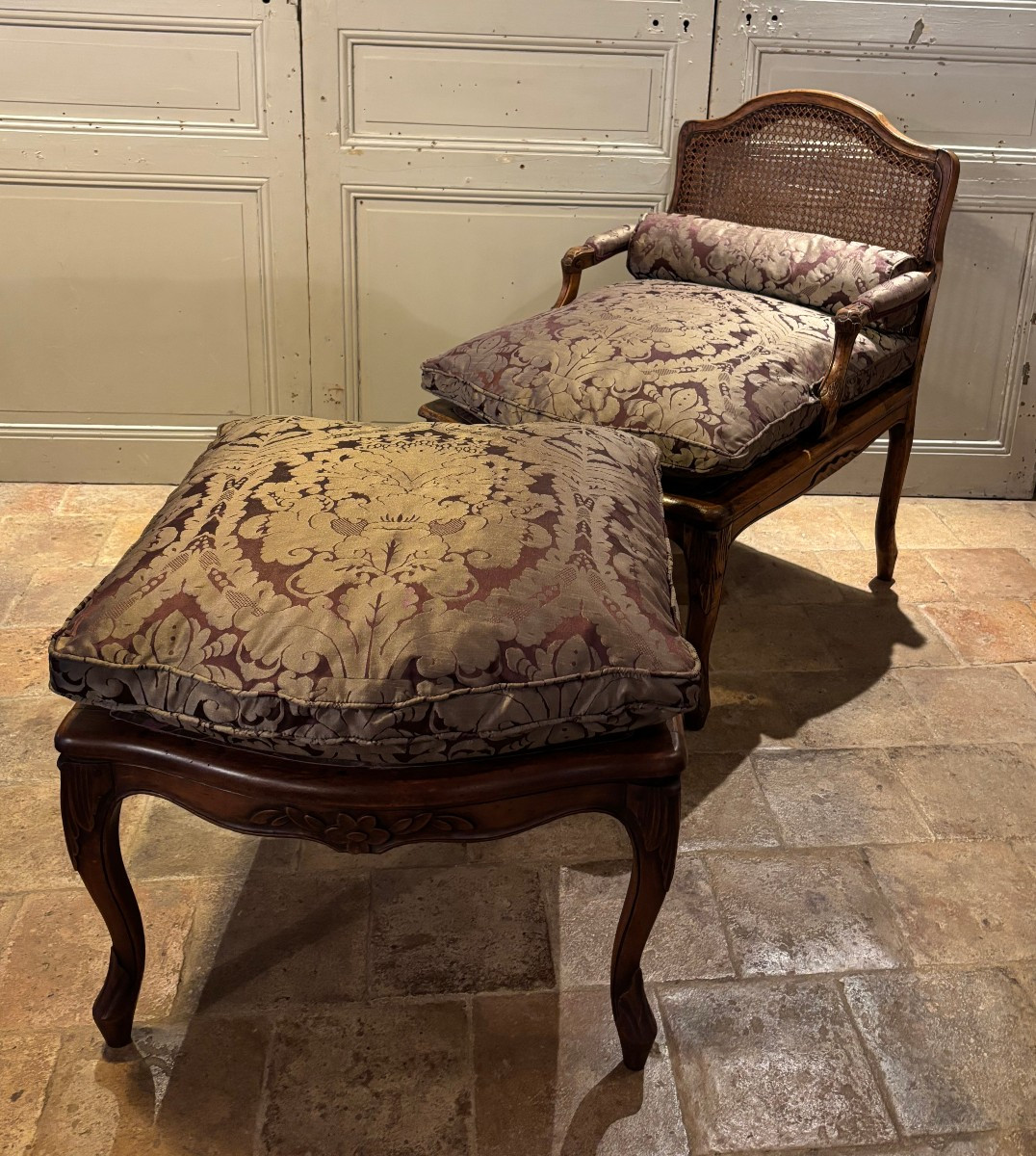 Regency Style Broken Duchess In Waxed Beechwood 18th Century