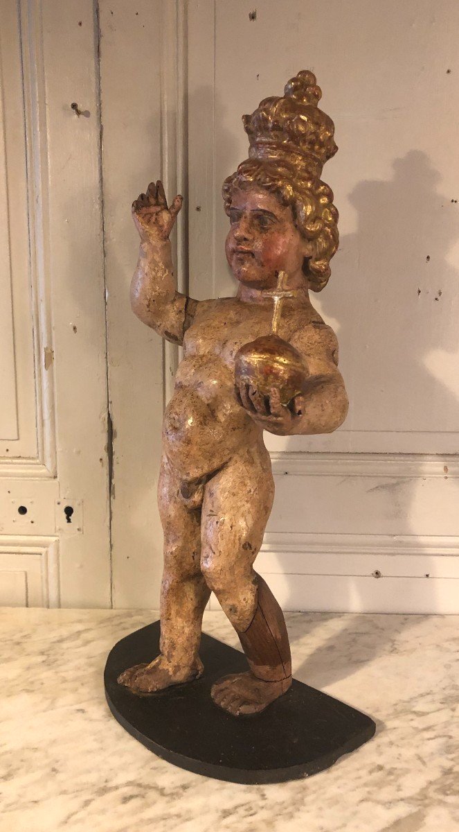 Salvador Mundi Or Infant Jesus Of Prague 17th Century-photo-2