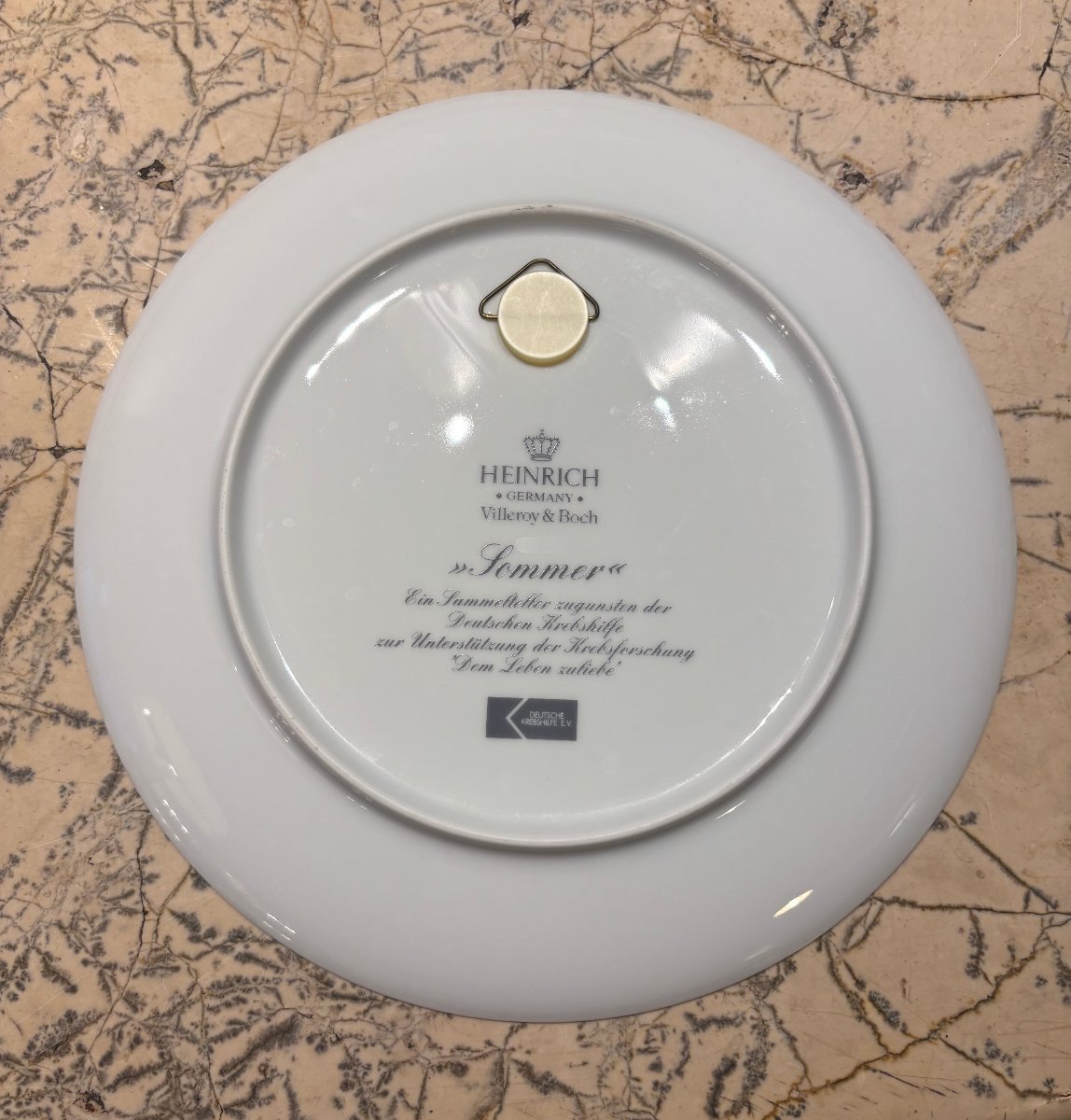 The Four Seasons Villeroy And Bosh Suite Of Four Plates-photo-3