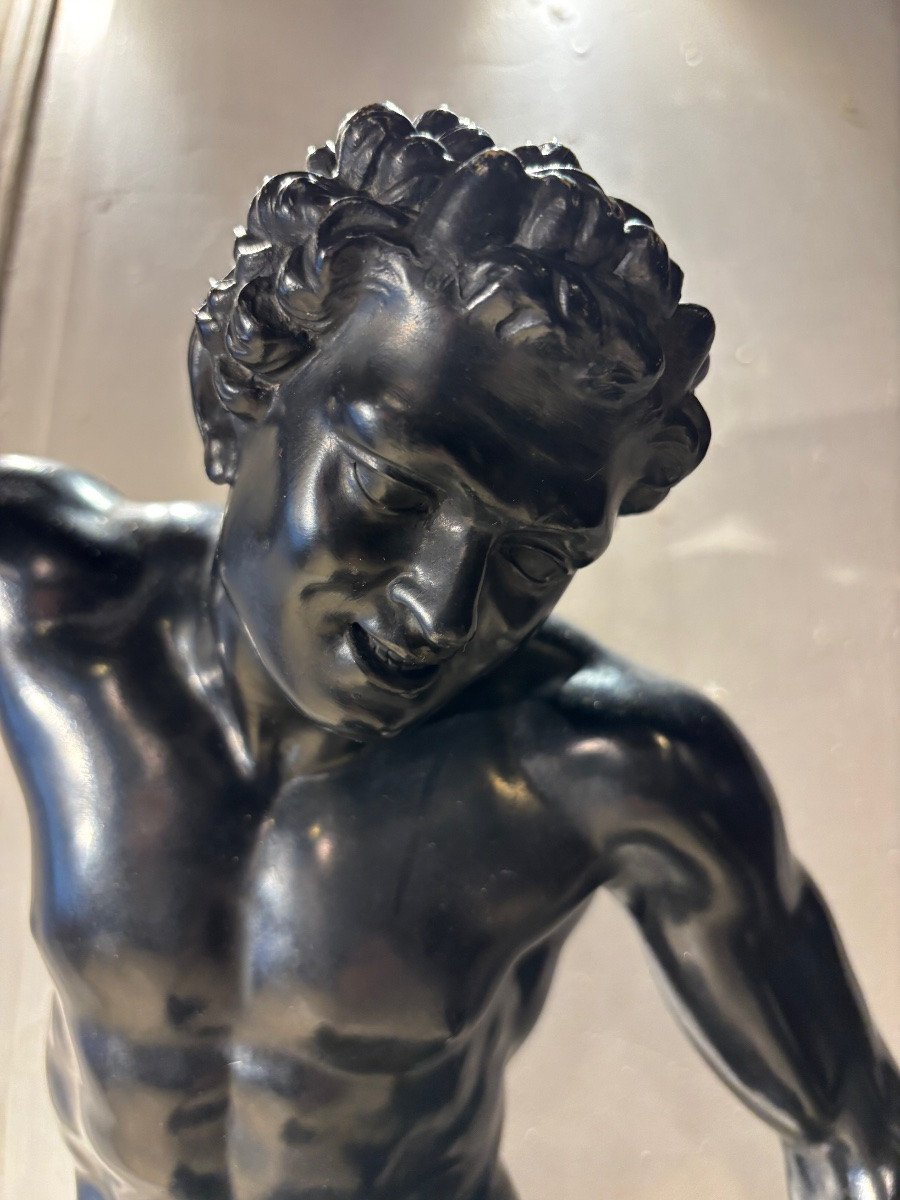 Faune cymbalier d’après l’antique de la galerie des offices à Florence-photo-2
