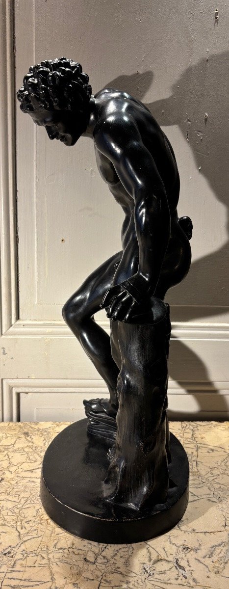 Faune cymbalier d’après l’antique de la galerie des offices à Florence-photo-4