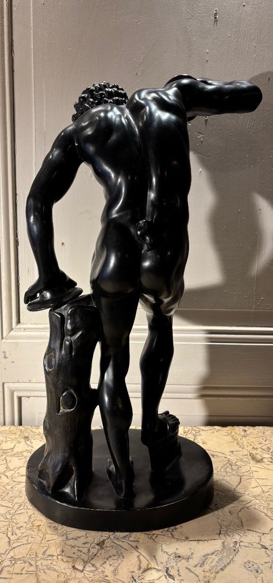 Faune cymbalier d’après l’antique de la galerie des offices à Florence-photo-2