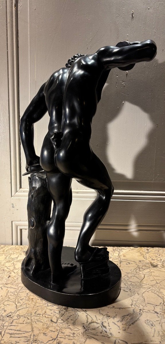 Faune cymbalier d’après l’antique de la galerie des offices à Florence-photo-3
