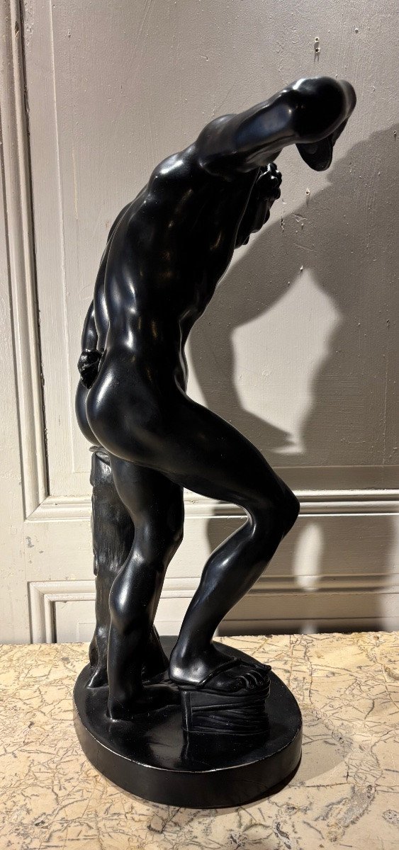 Faune cymbalier d’après l’antique de la galerie des offices à Florence-photo-4