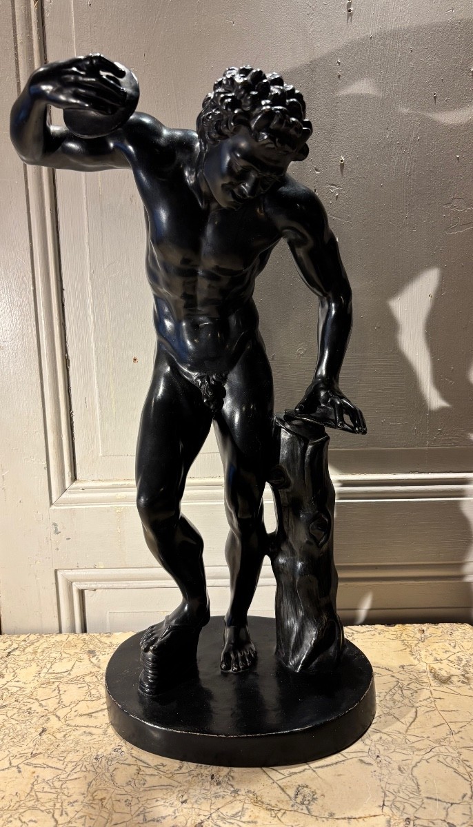 Faune cymbalier d’après l’antique de la galerie des offices à Florence