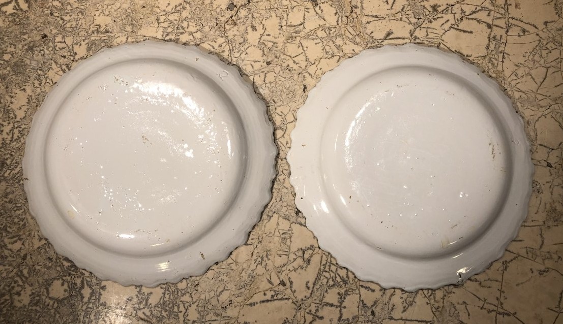 Pair Of Round Dishes In Provencal Earthenware, Late 18th Century.-photo-3