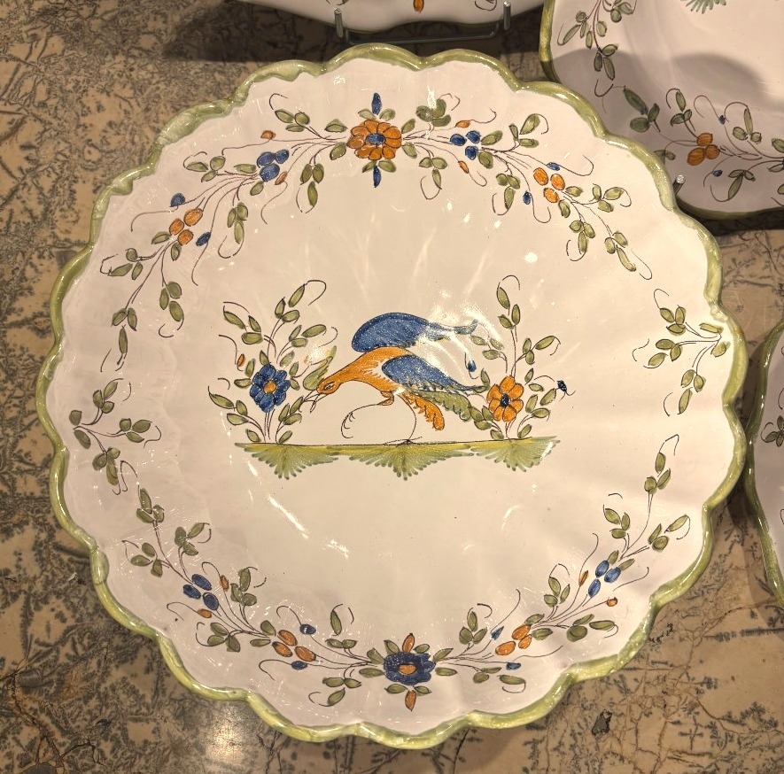 Tolosane Martre Dinner Service By Matet France, 35-piece Set-photo-1