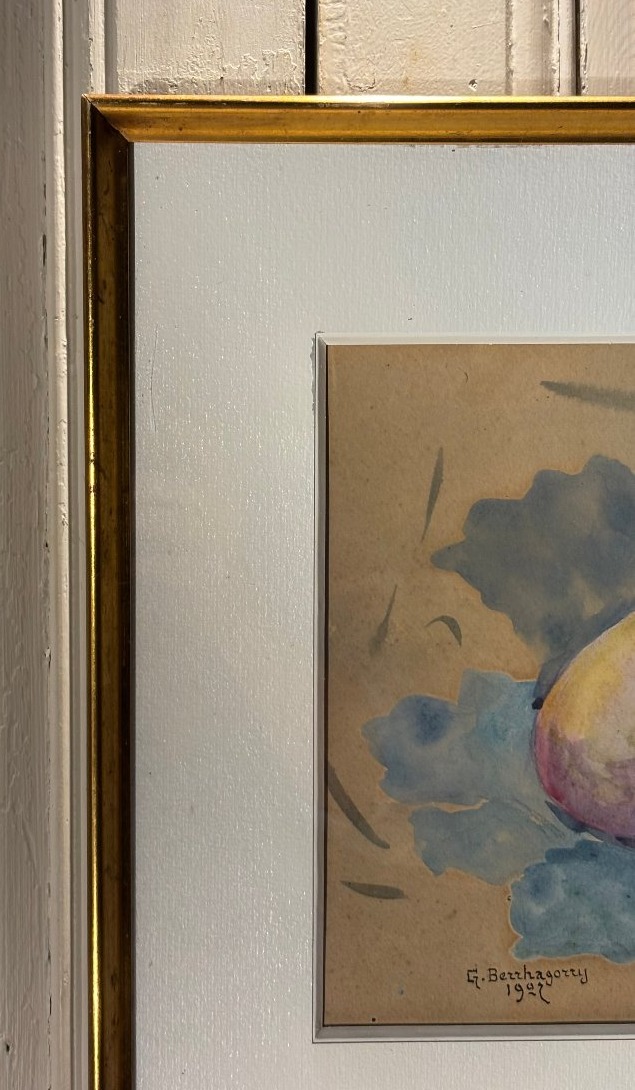 Gabrielle Berrhagorry, "still Life With Peaches," 1927-photo-1