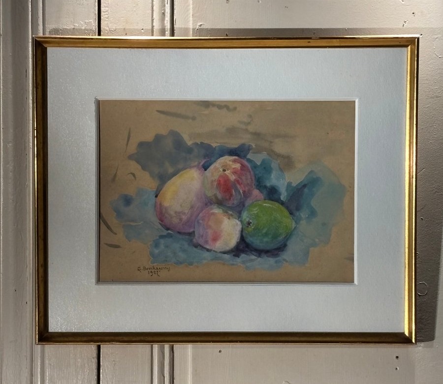 Gabrielle Berrhagorry, "still Life With Peaches," 1927
