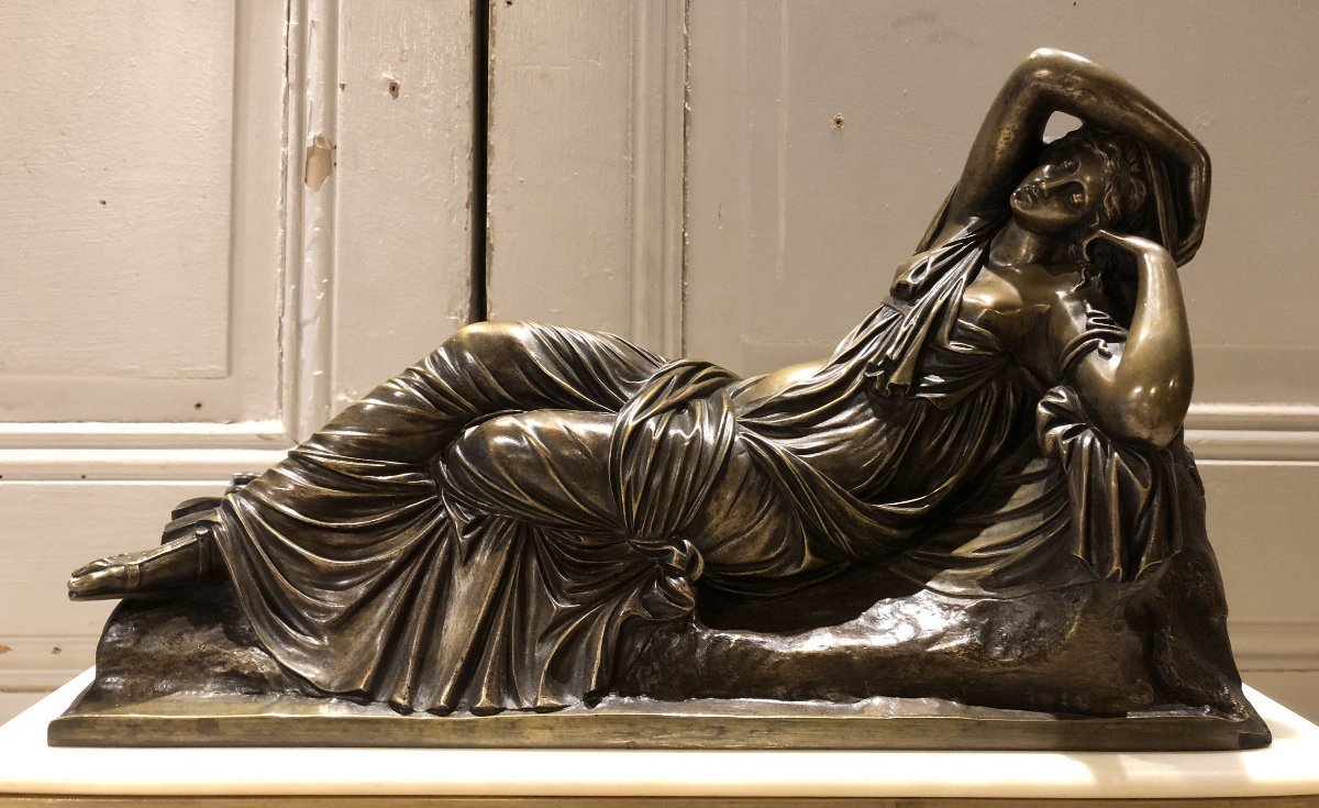 "sleeping Ariadne," Based On The Ancient Roman Painting In The Vatican, Copied By Le Primatice For Francis I-photo-2